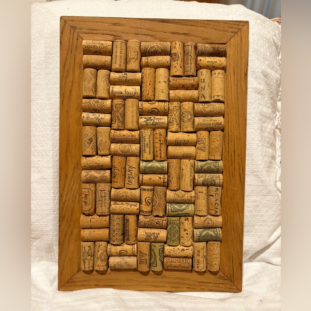 Framed Cork Wall Art by Just Corks co